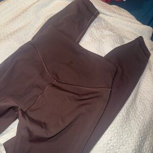 lululemon athletica High-Rise Deep Brown Athletic Leggings